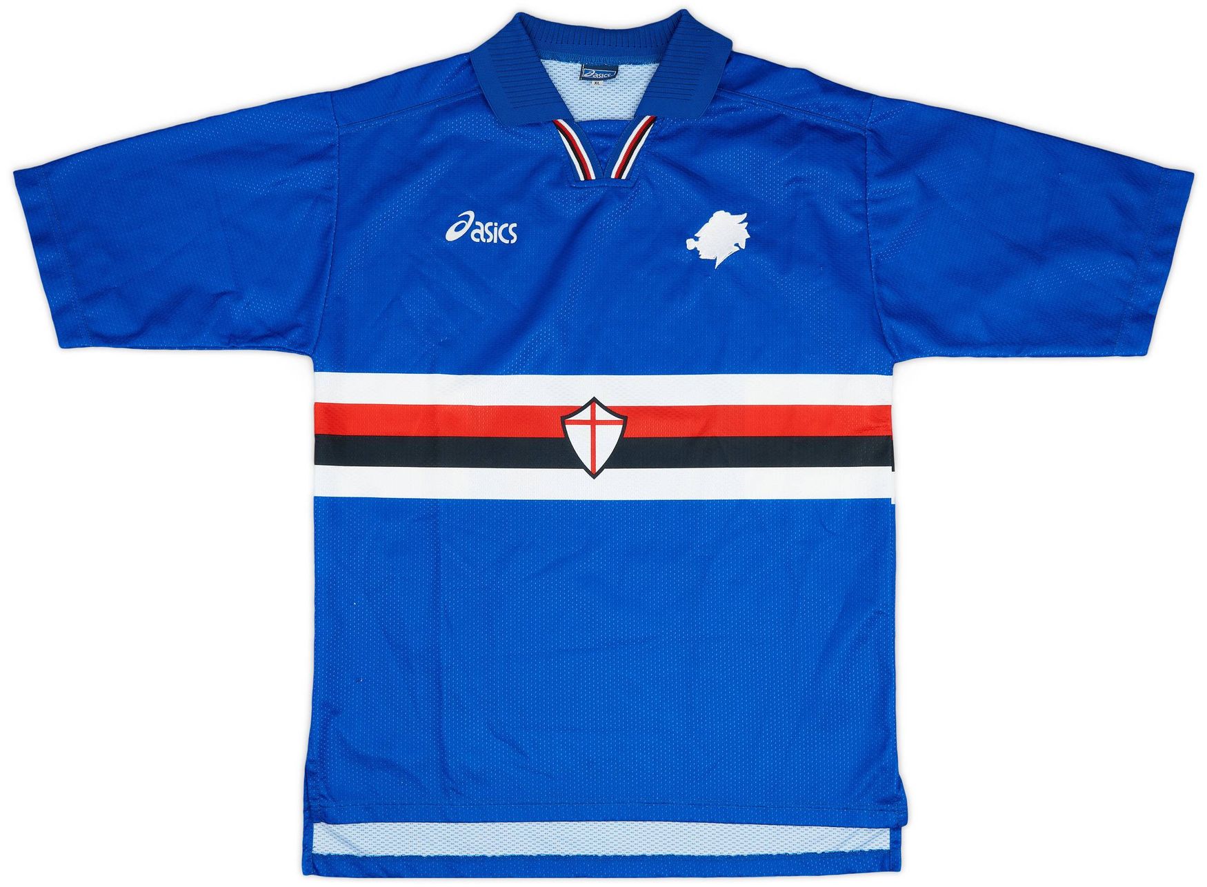 Sampdoria 1996-97 Home Shirt · Asics Design With Baciccia Emblem