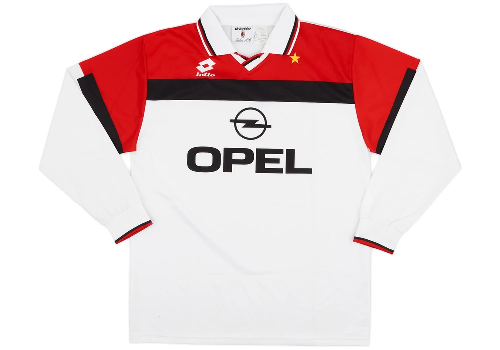 AC Milan 1994-95 Away Shirt · Lotto-made, Opel-sponsored Jersey from the mid-90s