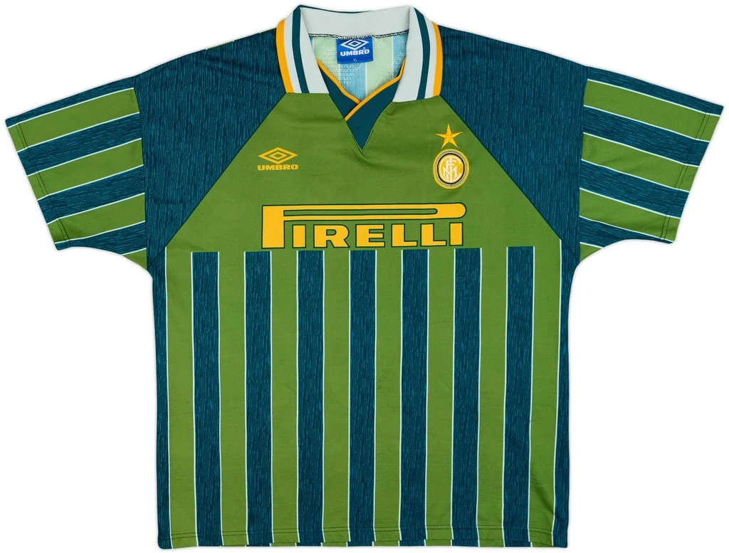 Inter Milan 1995-96 Away Shirt · Inter’s First Pirelli Partnership Shirt