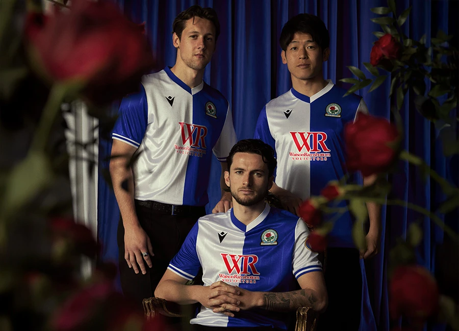 Blackburn Rovers 25/26 Macron 150th Anniversary Home Kit