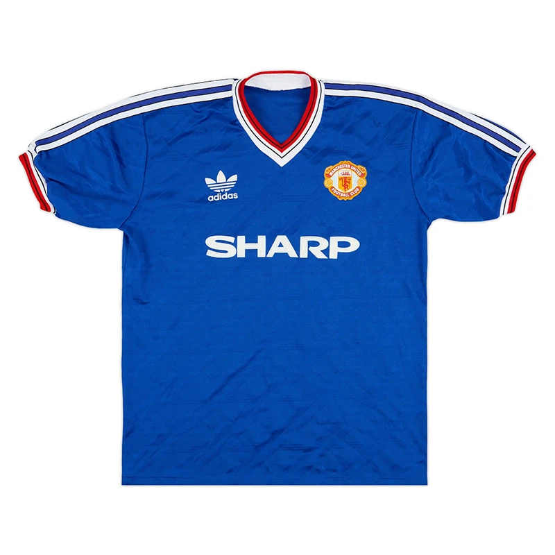 Manchester United 1986-88 Third Shirt · adidas Third Shirt With Sharp Sponsor From The Late 80S