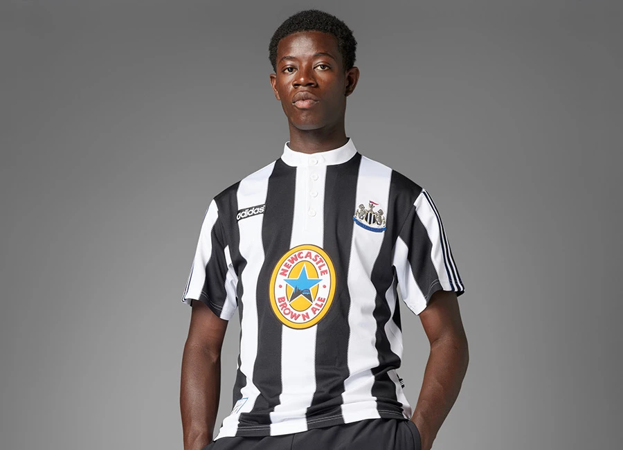 Newcastle United 95/96 Adidas Home Retro Jersey